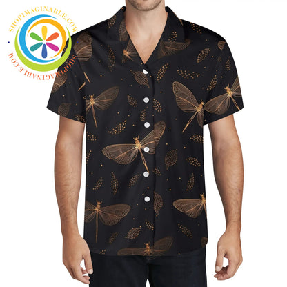 Fly Dragonfly Unisex Hawaiian Casual Shirt