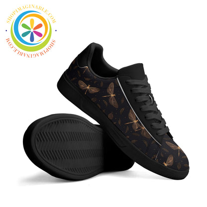 Fly Dragonfly Unisex Skateboard Shoes Black / Us5.5 (Eu36)