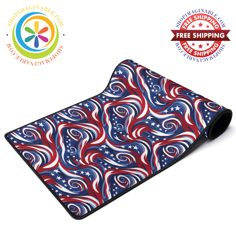 Freedom Rings! Large Gaming Mouse Pad