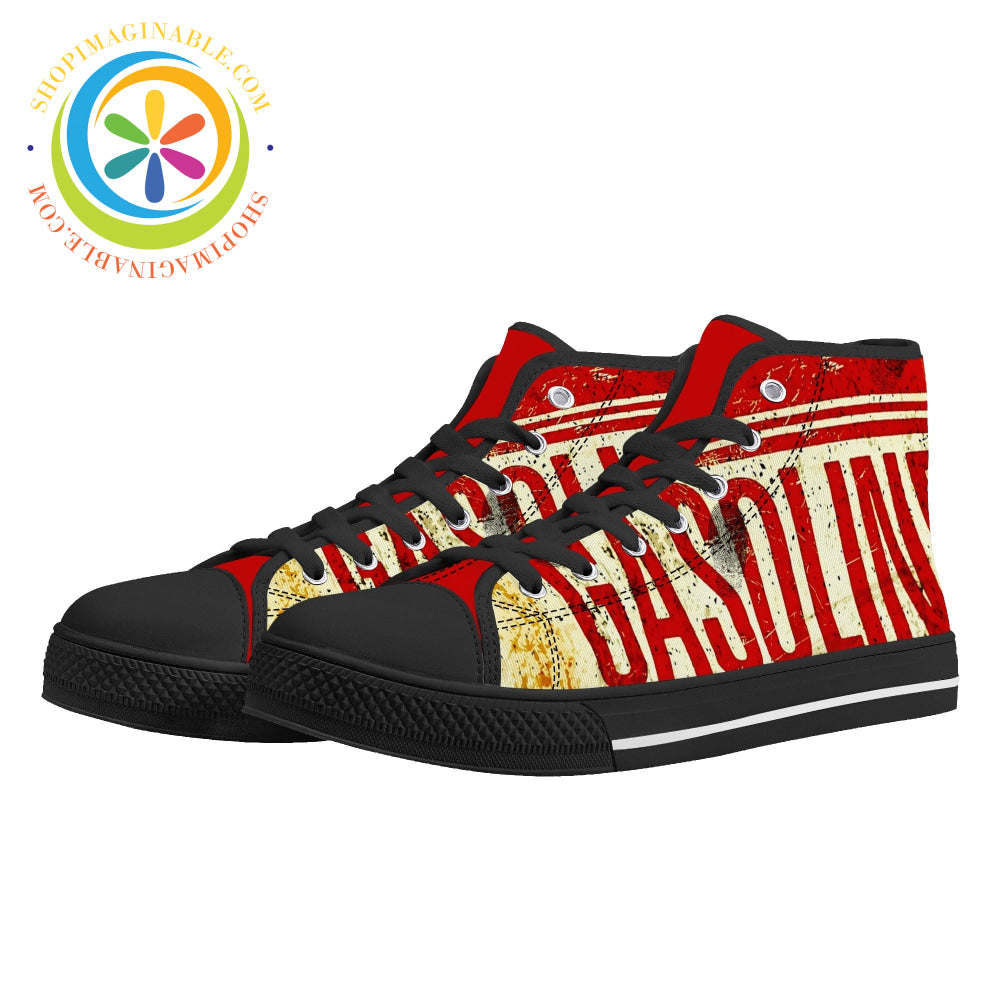 Gasoline High Top Canvas Shoes