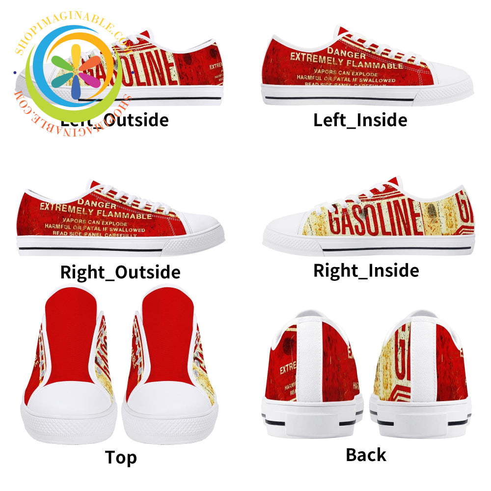 Gasoline Ladies Low Top Shoes