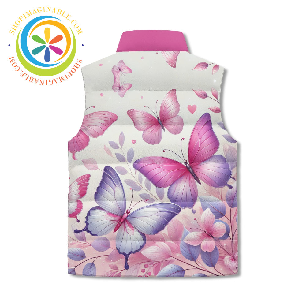 Glorious Butterflies Puffer Vest