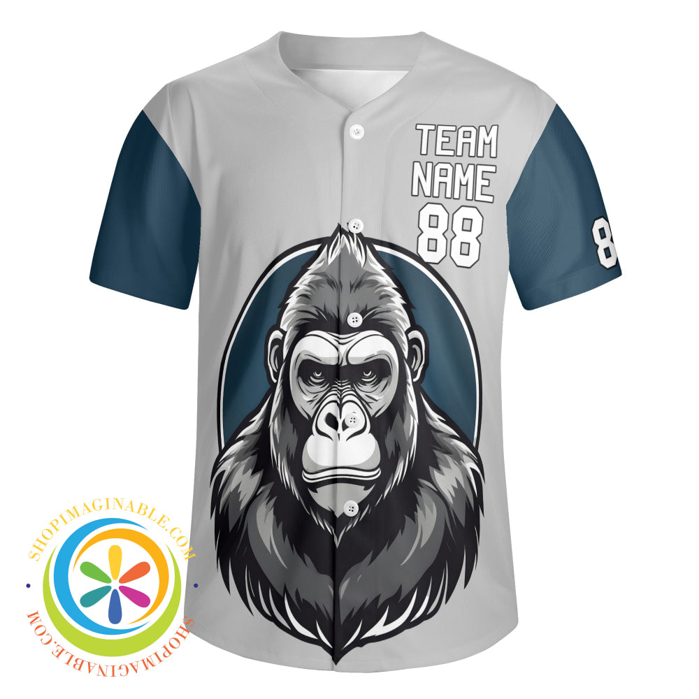 Gorilla Unisex Baseball Jersey