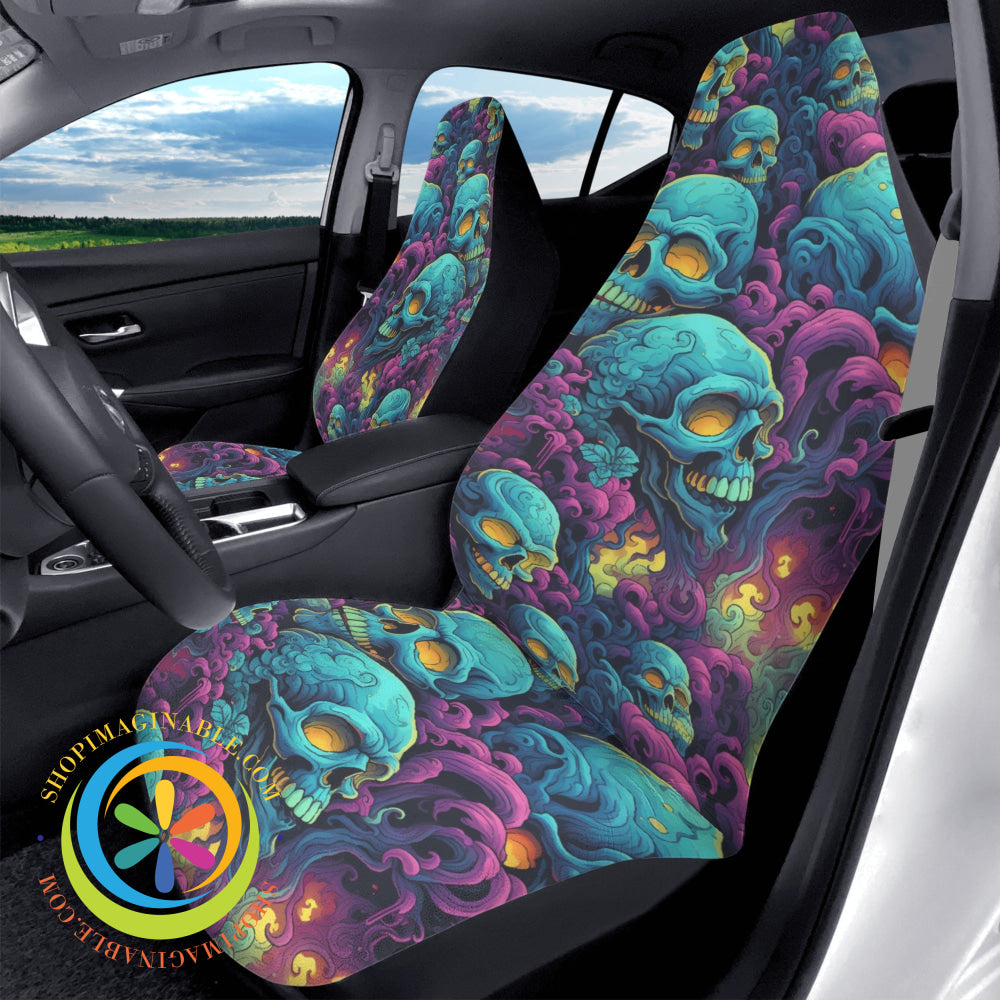 Gothic Skull Melondies Cloth Car Seat Covers