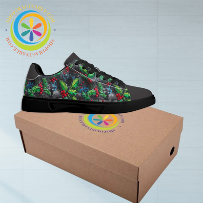 Graffiti Deck The Halls Skateboard Shoes