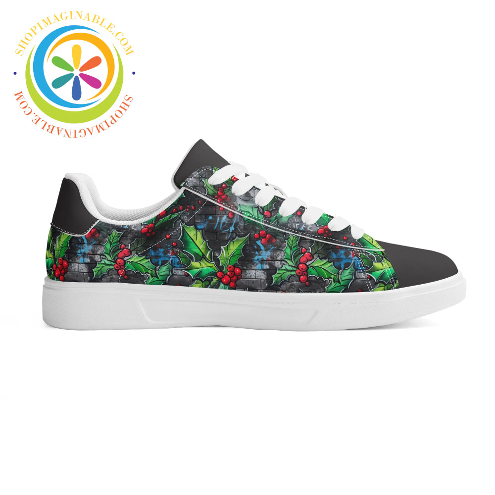 Graffiti Deck The Halls Skateboard Shoes