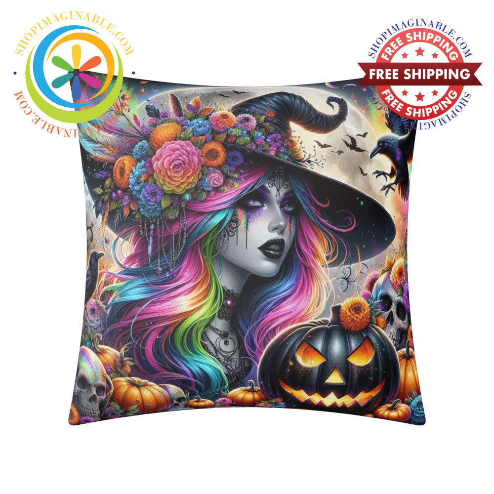 Halloween Witch Pillow Cover