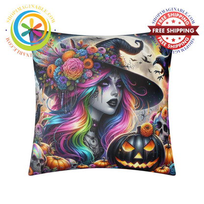 Halloween Witch Pillow Cover