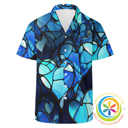 Heart Of Glass Hawaiian Casual Shirt