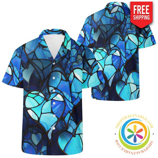 Heart Of Glass Hawaiian Casual Shirt 2Xs