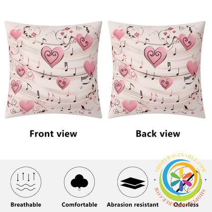 Heart Song Pillow Cover