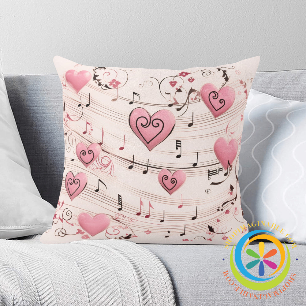 Heart Song Pillow Cover