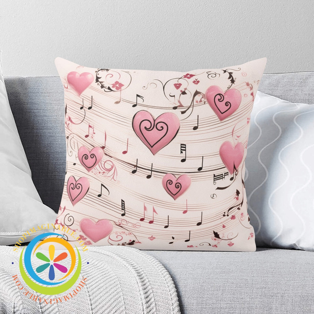 Heart Song Pillow Cover