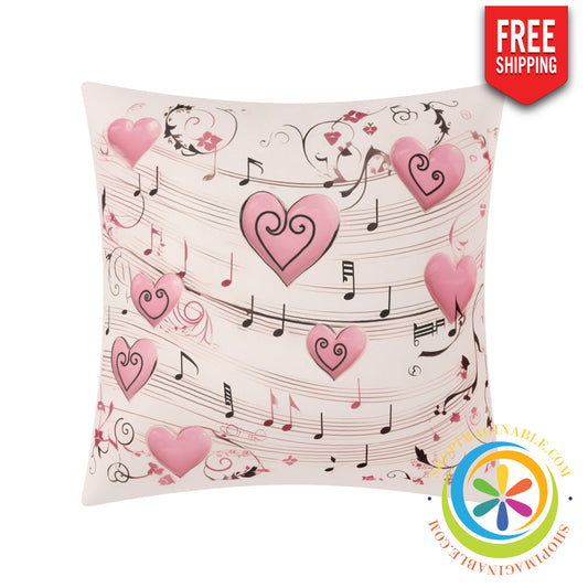 Heart Song Pillow Cover
