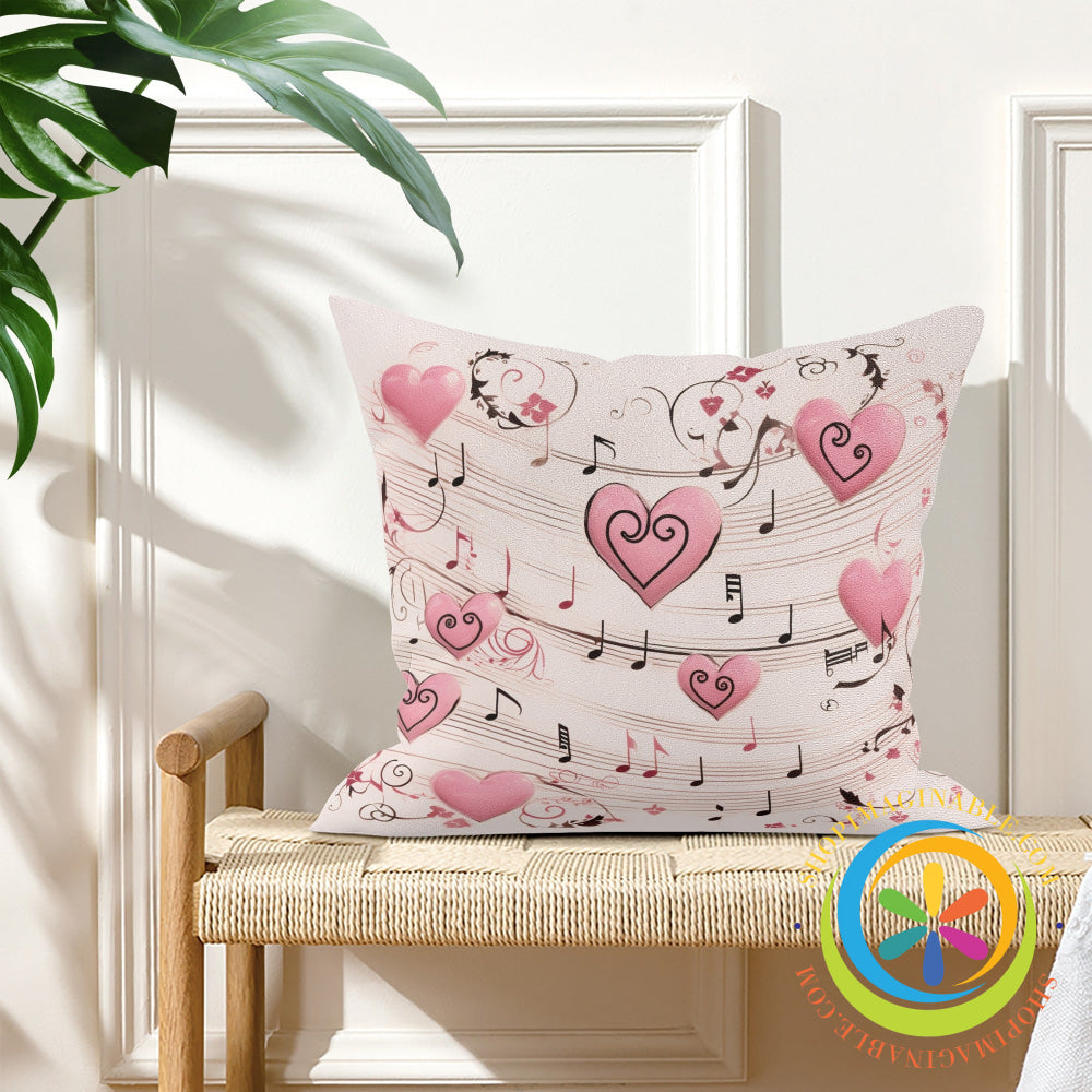 Heart Song Pillow Cover