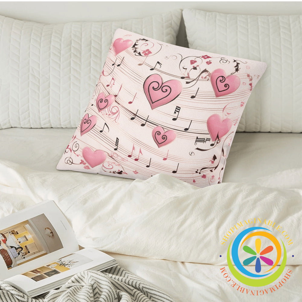 Heart Song Pillow Cover