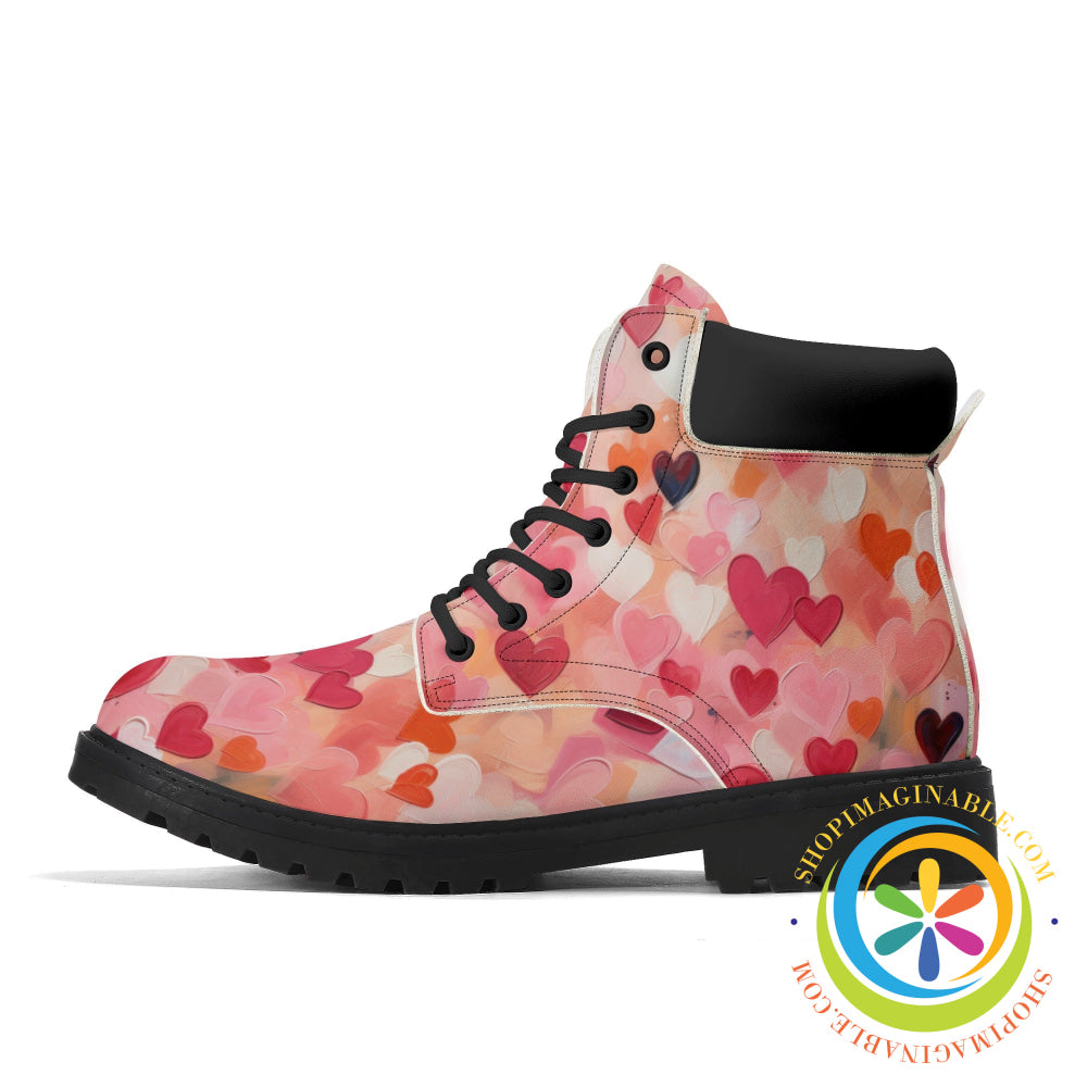 Hearts Galore Womens Boots