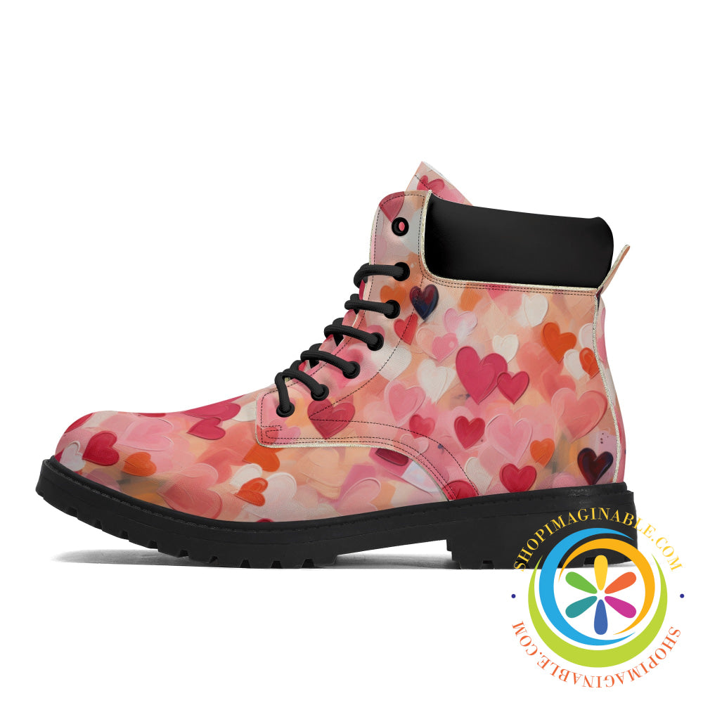 Hearts Galore Womens Boots