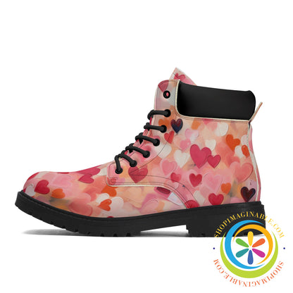 Hearts Galore Womens Boots