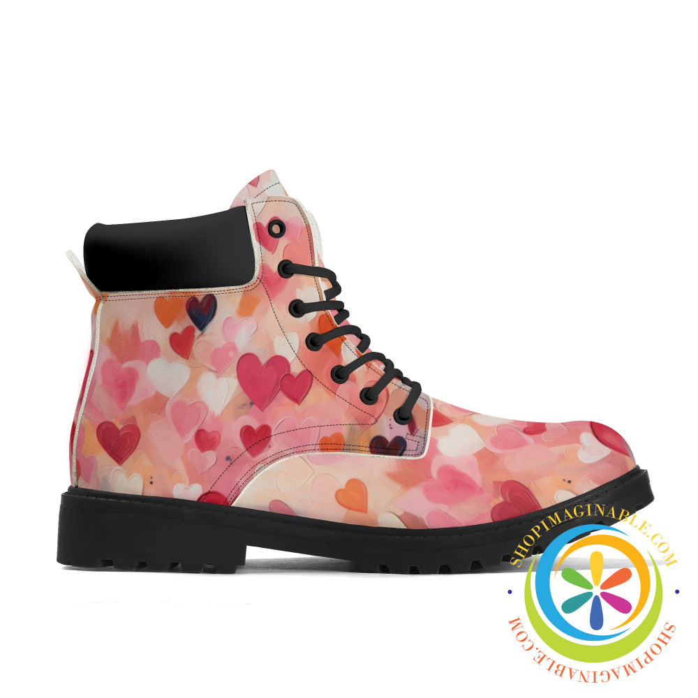 Hearts Galore Womens Boots