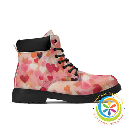 Hearts Galore Womens Boots