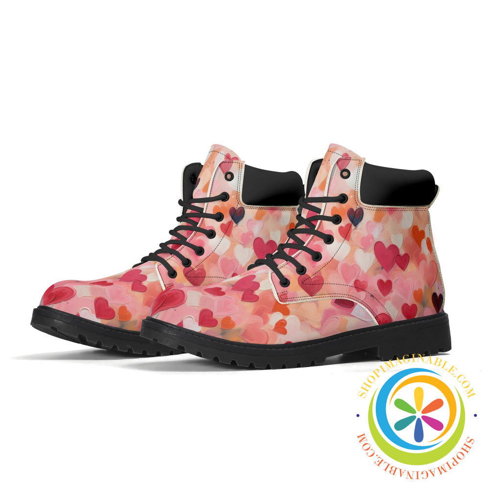 Hearts Galore Womens Boots