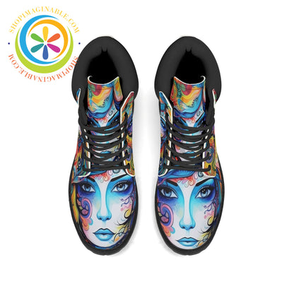 Hippy Psychedelic Womens Boots