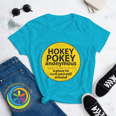 Hokey Pokey Anonymous Funny Ladies T-Shirt T-Shirt