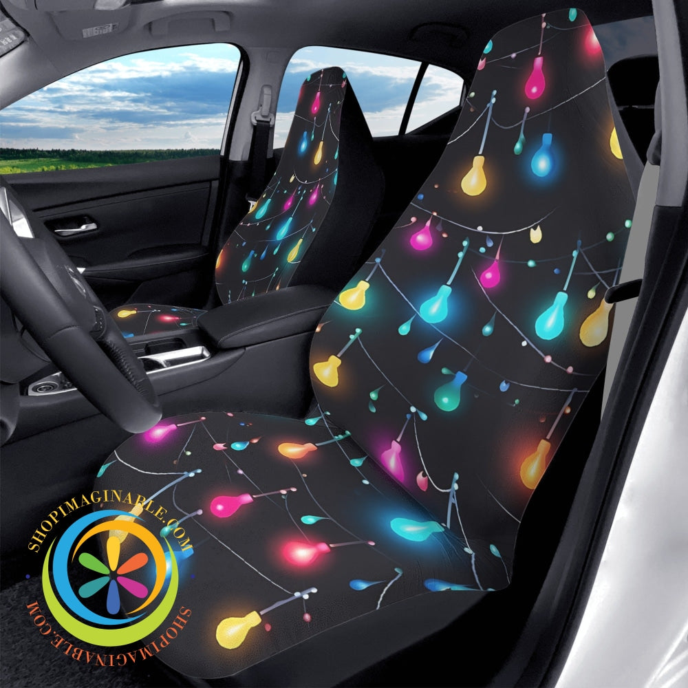 Holiday Lights Car Seat Covers Cover