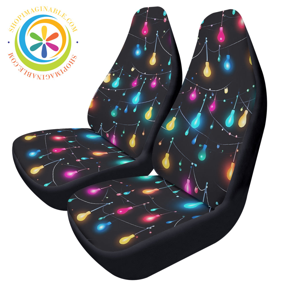 Holiday Lights Car Seat Covers Cover