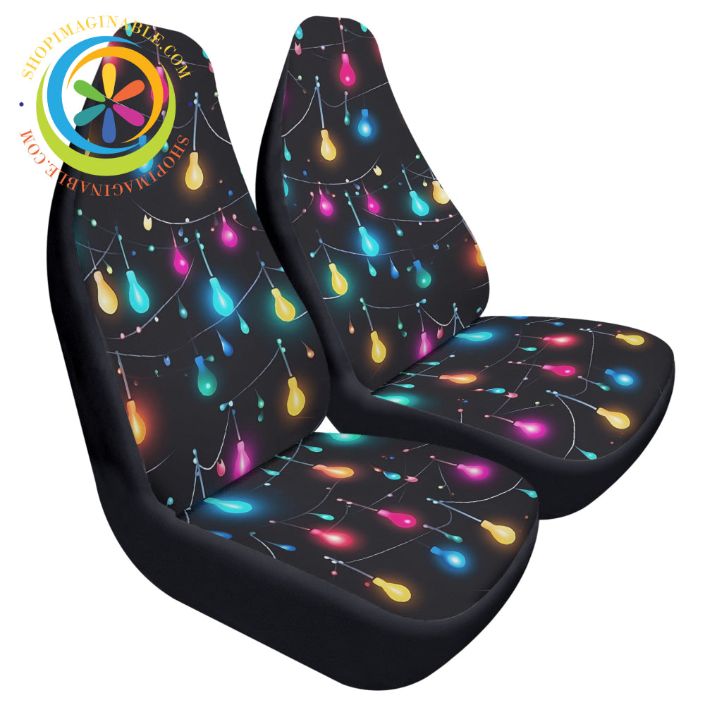 Holiday Lights Car Seat Covers Cover