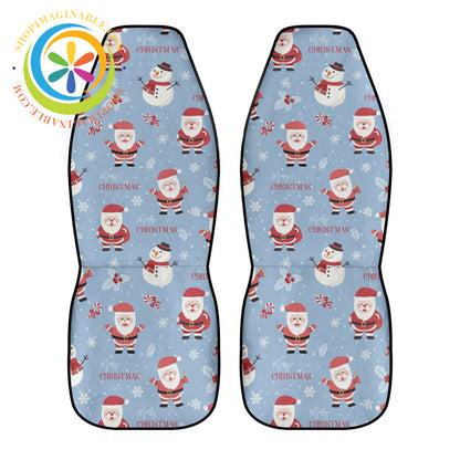 Holiday Santa Christmas Car Seat Covers