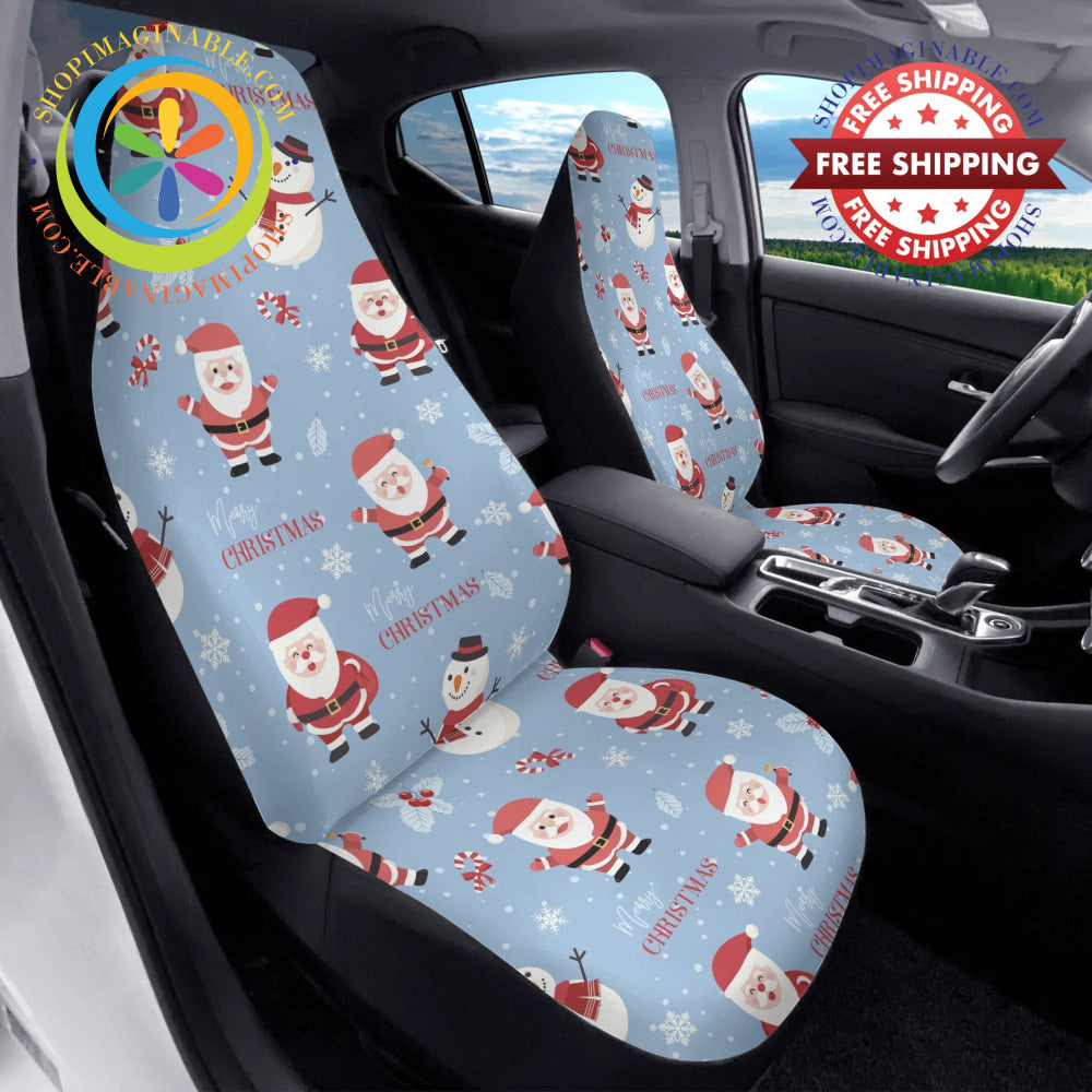 Holiday Santa Christmas Car Seat Covers