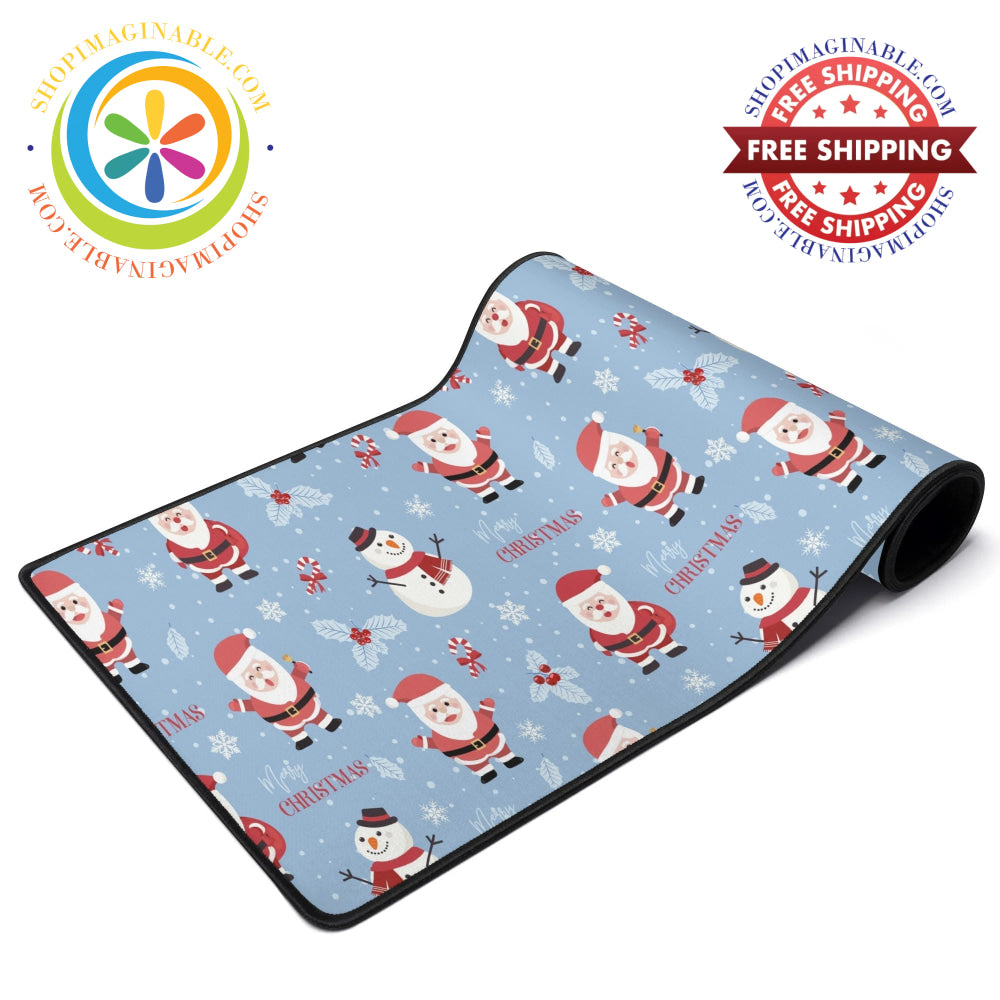 Holiday Santa Large Gaming Mouse Pad