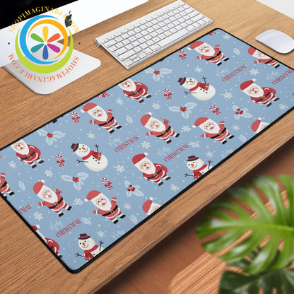 Holiday Santa Large Gaming Mouse Pad