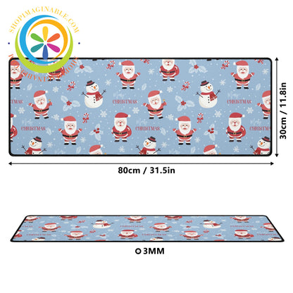 Holiday Santa Large Gaming Mouse Pad