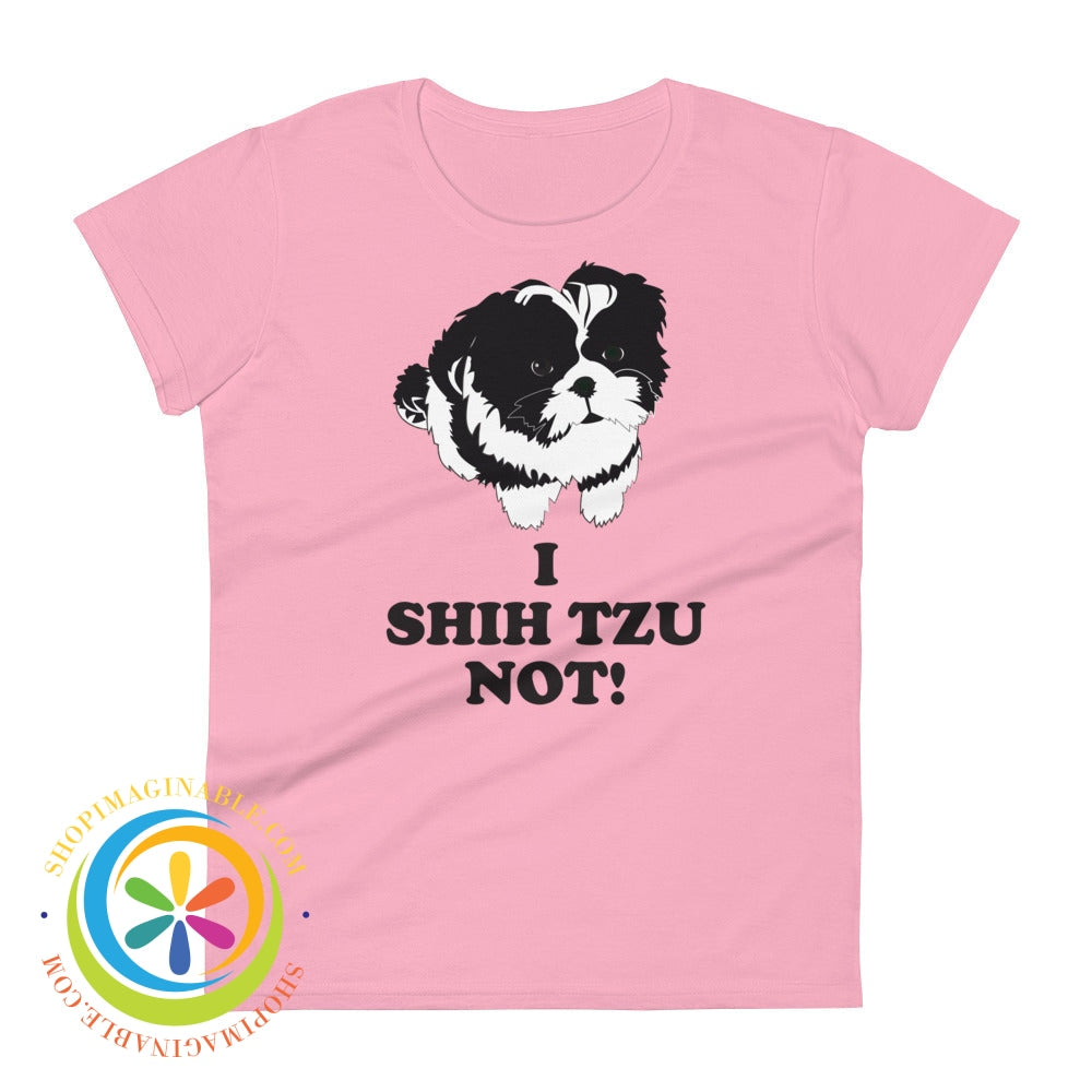 I Shih Tzu You Not Ladies T-Shirt Charity Pink / S T-Shirt