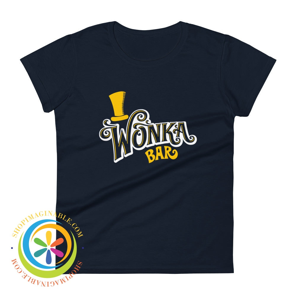 I Wonka Bar Classic Ladies T-Shirt Navy / S T-Shirt