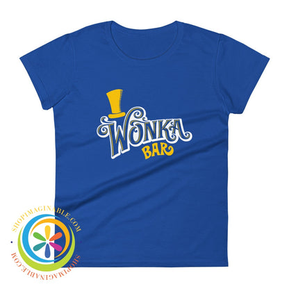 I Wonka Bar Classic Ladies T-Shirt Royal Blue / S T-Shirt