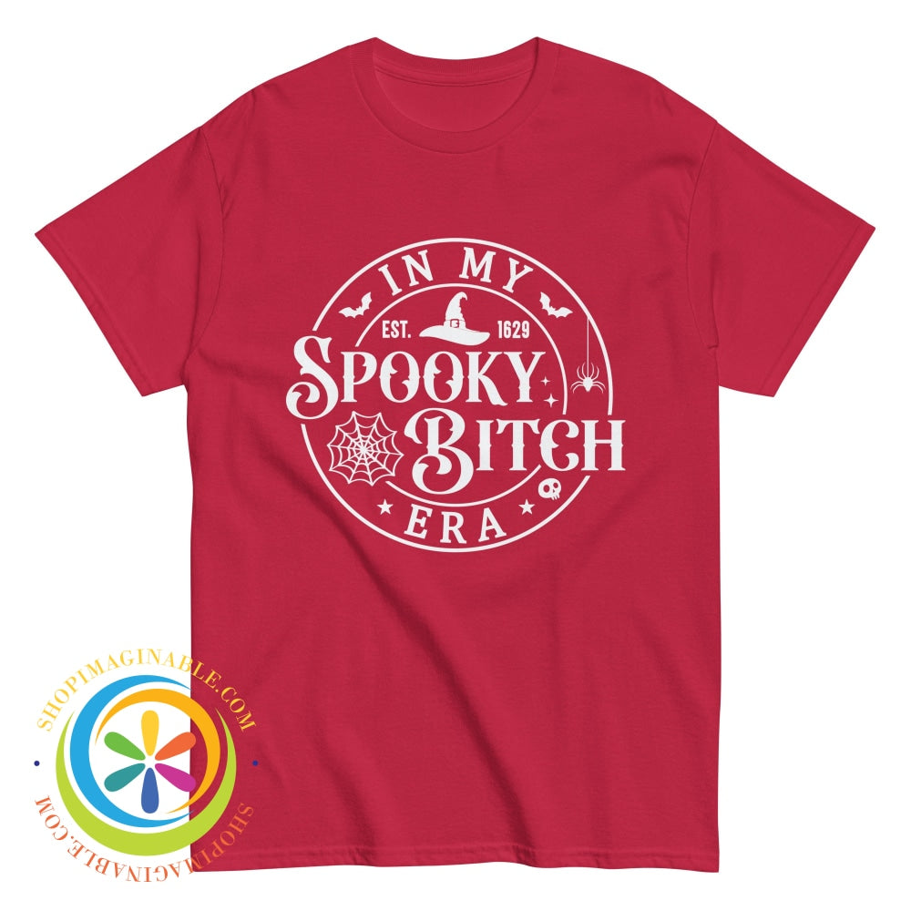 In My Spooky Bitch Era Halloween Unisex T-Shirt Cardinal / S T-Shirt