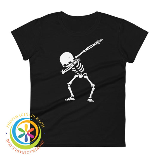Incredible Dabbing Skeleton Ladies T-Shirt Black / S T-Shirt
