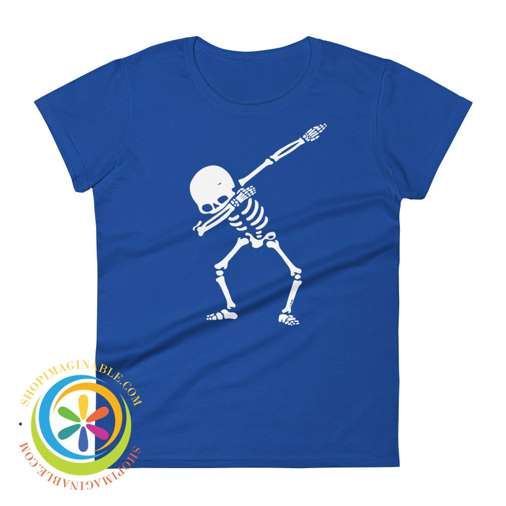 Incredible Dabbing Skeleton Ladies T-Shirt Royal Blue / S T-Shirt