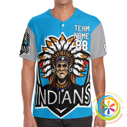 Indians Unisex Baseball Jersey