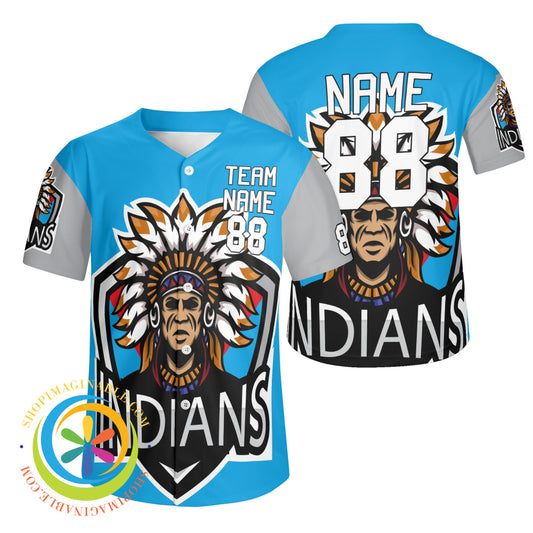 Indians Unisex Baseball Jersey S