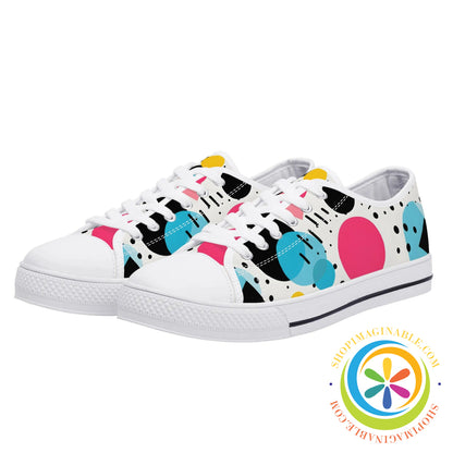 Joy Abstract Ladies Low Top Canvas Shoes Us12 (Eu44)