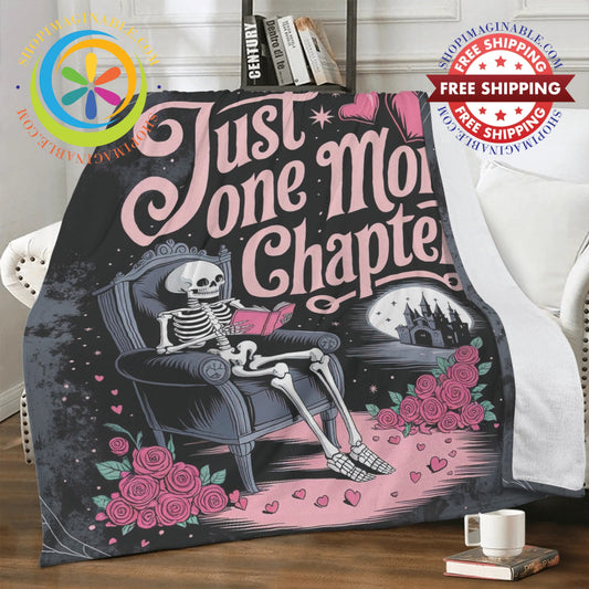 Just One More Chapter Premium Fleece Blanket