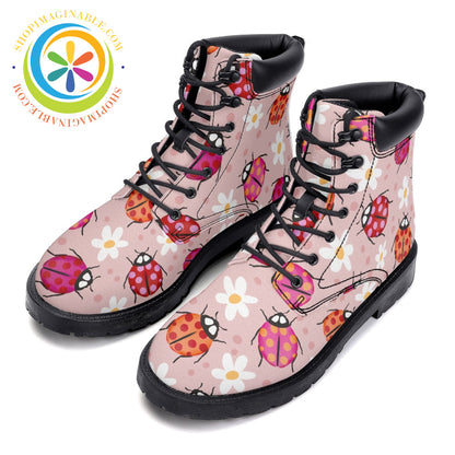 Lady Bug Daisy-Leather Martin Boots