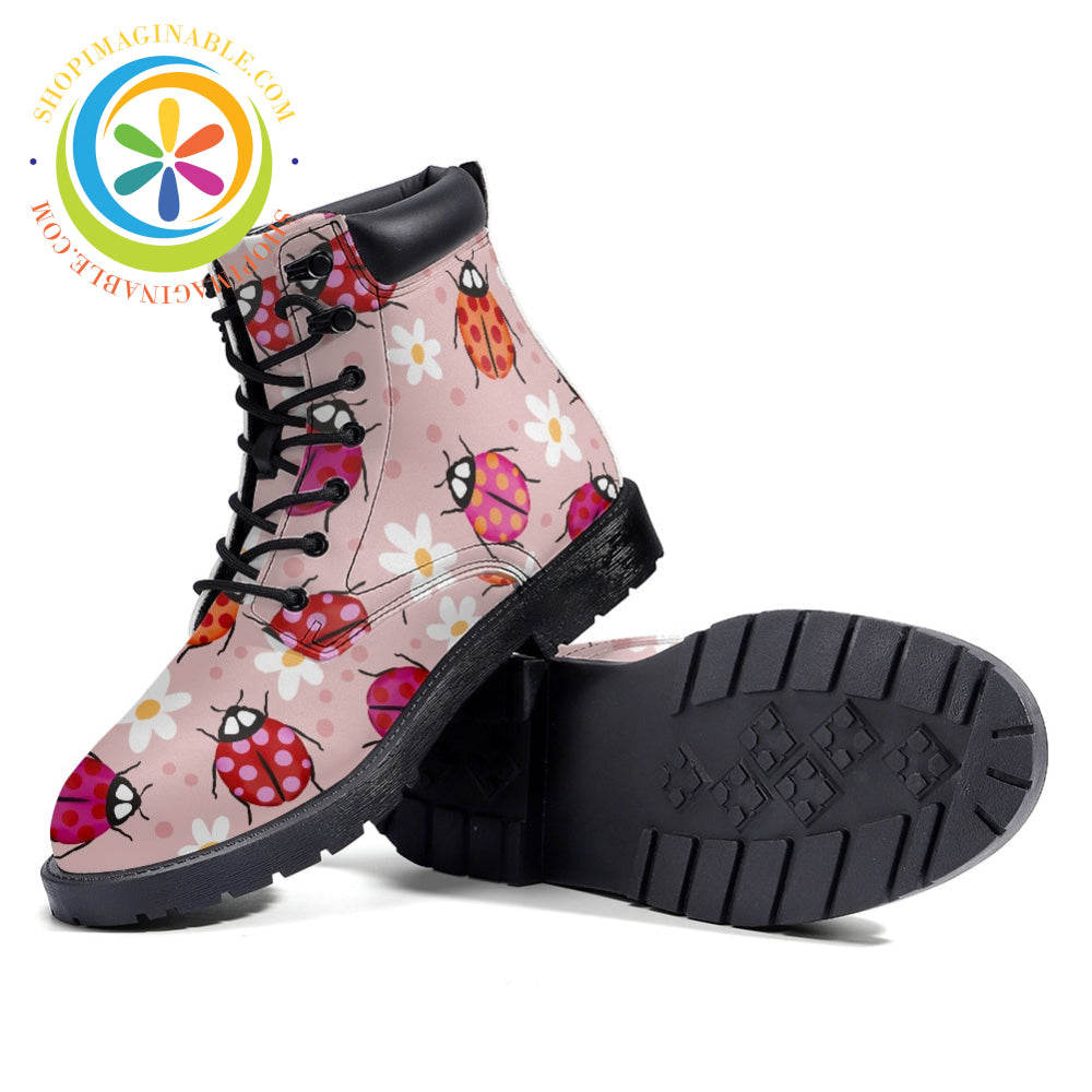 Lady Bug Daisy-Leather Martin Boots