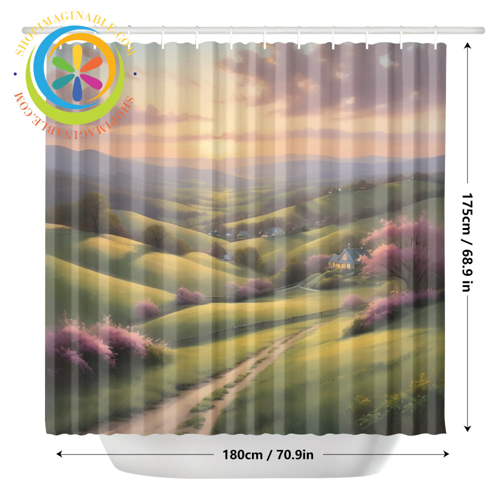 Landscape Art Shower Curtain