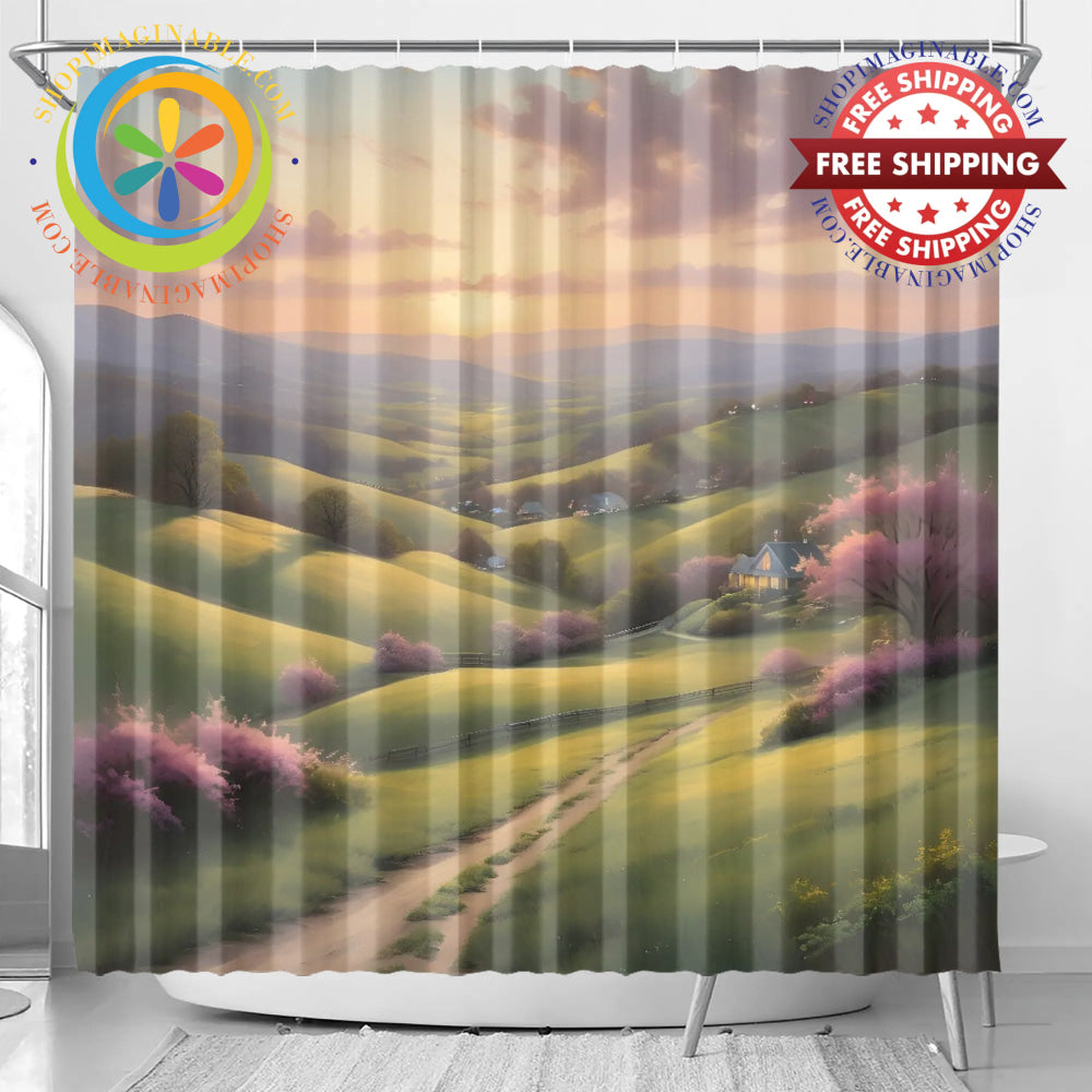 Landscape Art Shower Curtain